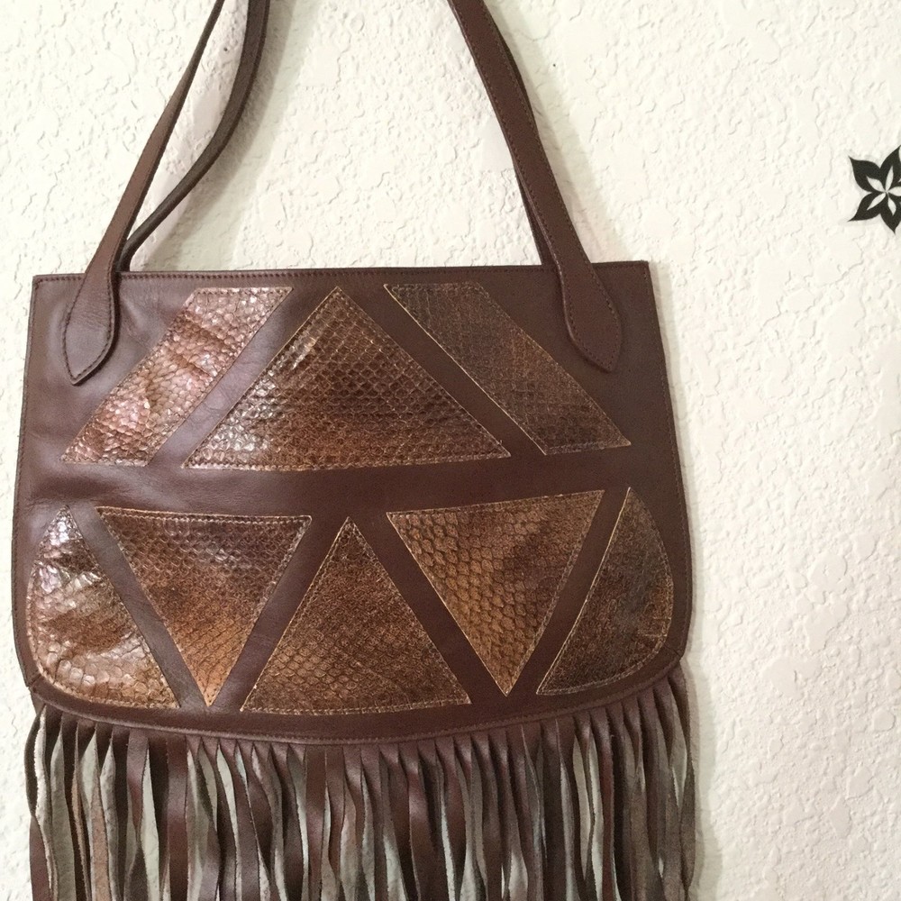 bcbgmaxazria fringe bag - Picture 2 of 6